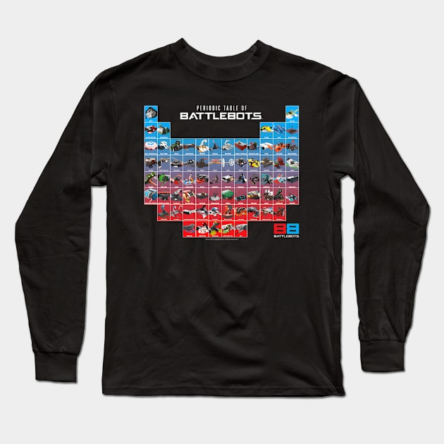 Battlebots Periodic Table Of Battlebots Long Sleeve T-Shirt by jasper-cambridge